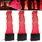 Gefälschte Feuerflamme Maschine mit Fernbedienung - 3D LED Atmosphäre Effekt für DJ Disco Nachtclubs und Halloween Beleuchtung