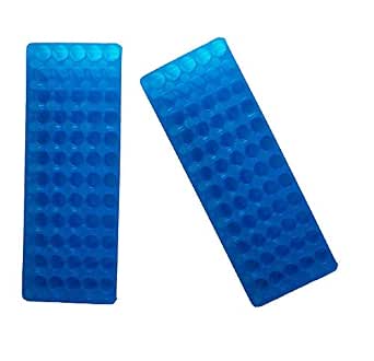 Blue/Blue Tube Rack Double Panel 60 Positions Polypropylene for ...