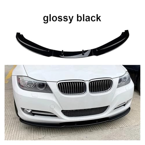 Diffuseur Pare-Chocs Avant BMW E90 E91 LCI 320i 330i Noir - 2