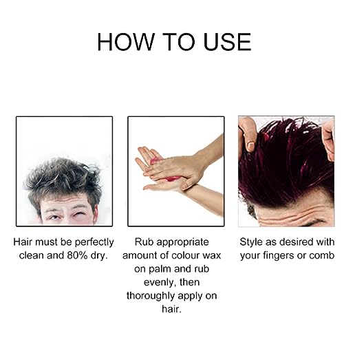 Cera Colorante Temporanea per Capelli, 120 G/4,23