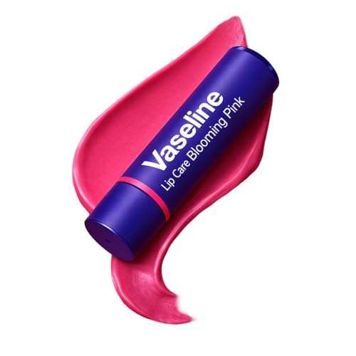 Image of Vaseline Lip Care | Colour+Care Blooming Pink Tinted Lip Balm Stick | up to 24Hr* moisturization | with manuka honey | 3g