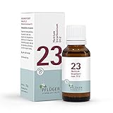 PFLÜGER Schüßler Salze Nr. 23 Natrium bicarbonicum D12 - 15g Globuli - Das Ergänzungsmittel zur Säurepufferung - laktosefrei