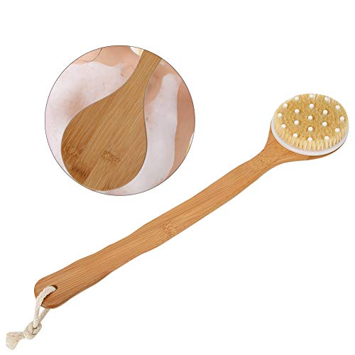 Escova ducha dorsal, escova de limpeza profunda, escova de massagem, escova de banho de alça longa,