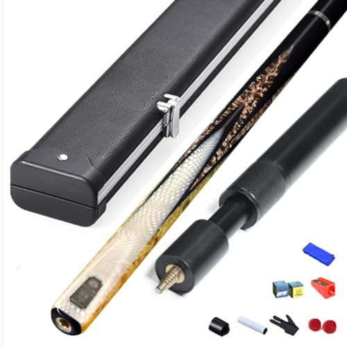 DOOKAA Pool cue Pool cue Stick Billiard cue Sticks 3/4 Split Chinese Style Black Eight American Nine-cue Billiard cue 10MM11.5MM(Color:4,Size:10MM)