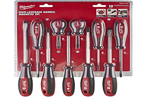 milw Milwaukee 4932471808 Tri-Lobe Screw Set PH/PZ/SL (10 Pieces)