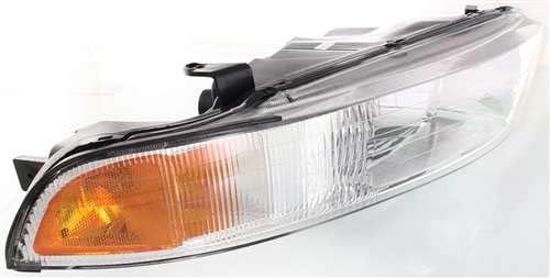 Compatible with 99-01 Galant Front Headlight Headlamp Halogen Head Light Lamp with Bulb Right Passenger Side