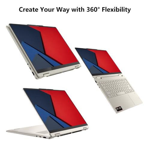 Image of Lenovo Yoga 7 2-in-1 Laptop 14 inch WUXGA OLED Touch (100% DCI-P3, 400nits) AMD Ryzen AI 5 430 (Up to 50 Tops) 16GB DDR5 2TB SSD Backlit for for Creator Designer Business Professional Win11 ICP Hub