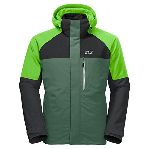 Preisvergleich Produktbild Jack Wolfskin Herren Steting Peak Jacket Jacke, graugrün, L