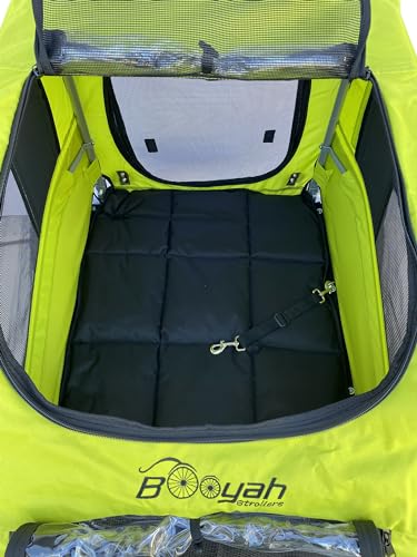 Extra Large Dog Stroller and Pet Bike Trailer for Dogs up to 110 lbs with Suspension Shocks. Extra Large Dog Stroller and Pet Bike Trailer for Dogs up to 110 lbs with Suspension Shocks.