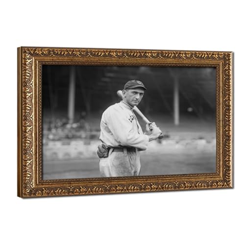 Toile Shoeless Joe Jackson 1913 de 61x91,4 cm pour décoration murale de bureau