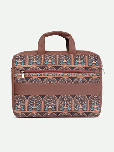 Image of ZOUK Arin Laptop Bag | Slim & Stylish Laptop Bag for Women Office Use | Fits 15.6+ Inch Laptop | Padded Compartment Fits up to 17 Inch Laptop | Water-Resistant | Lightweight