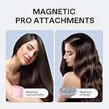 Hair Dryer, Wavytalk Turblow Pro Fast Drying Ionic Hairdryer with Diffuser, High Speed Brushless Motor Blow Dryer with 110,000 RPM, Pro Negative Ions for Reduces Damage, 3 Heat & 3 Speed Settings - Image 7