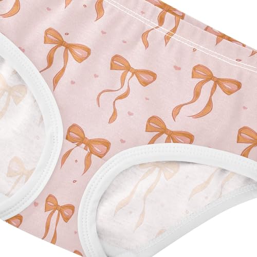 Dussdil Girls Underwear Bow Girl Panty Briefs Toddler Cotton Panties Training Undies Soft Pants4