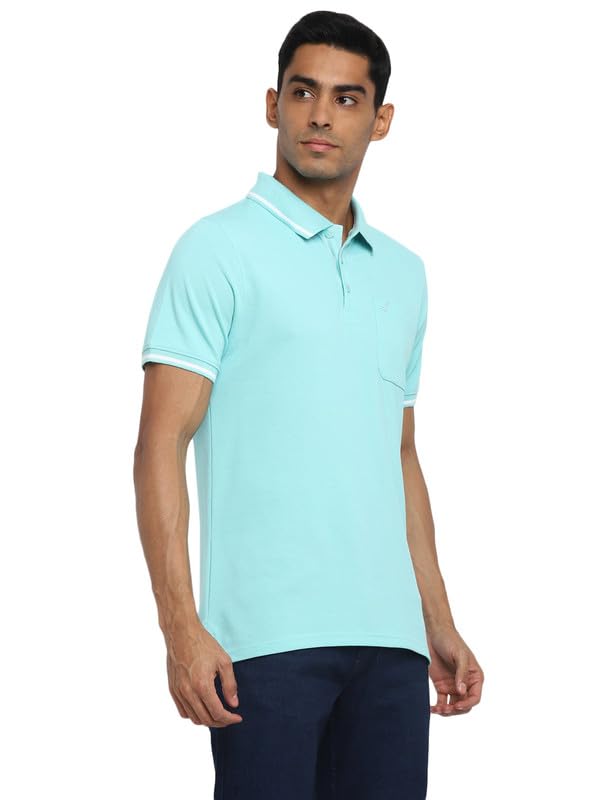 Image of AMERICAN CREW Men's Polo Collar T-Shirt with Pocket, Combo Pack of 2