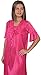 Beverly Rock Women's Solid Tricot Robe Set Long shiny Satin Silky Nightgown Set