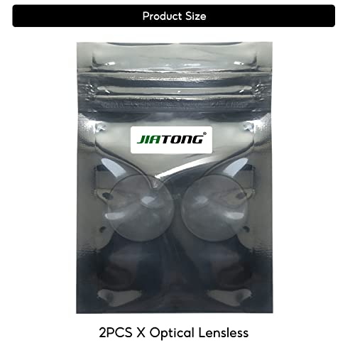 Image of 2PCS X Optical Glass Lens Without Edge Dameter 51MM Flat-Convex Lens, Focusing LED Convex Lens (2PCS Φ51mm*H12.5*F75)