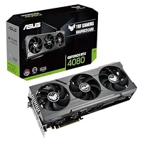 ASUS TUF Gaming GeForce RTXTM 4080 16GB GDDR6X Optimized Inside and Out for Lower Temps and Durability. (90YV0IB1-M0NA00)
