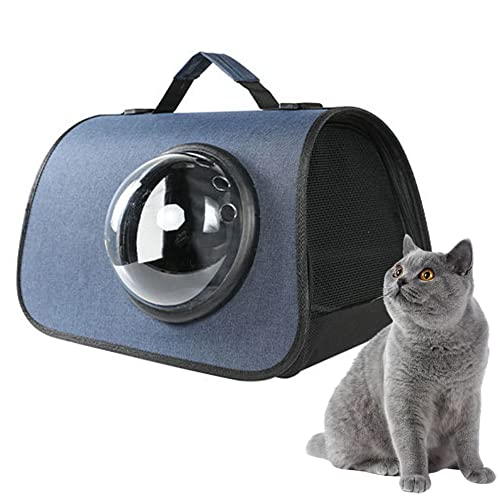 Bolsa de Viaje para Gatos, Bolsa de Transporte para Mascotas, Transportín de Mascotas para Perros, Bolsa para Mascotas Plegable Portátil, para Gatos Perritos de Menos