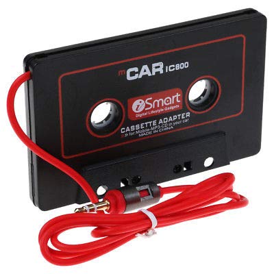 Car Audio Aux Cassette Adapter, Black