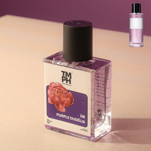 Image of TMPerfumehouseDr Purple Oudelia EDP for Men & Women | Oud-Woody, Floral & Long Lasting Perfume Spray | Oud, Warm spicy & Marine Fragrance | Luxury Gift for Him & Her | TMPH | 50ml