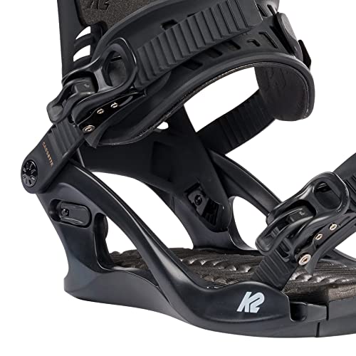 K2 Cassette Women's Snowboard Bindings (Black, Medium)