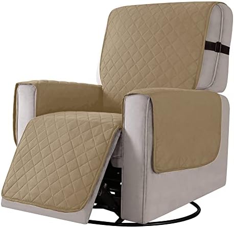 Time to Sparkle 1Pack Recliner Chair Cover Waterproof Recliner Chair Covers Slip Slipcover Protector Machine Washable Furniture Protector Cover for Kids and Pets - Black