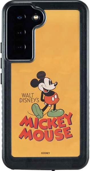 Skinit Waterproof Phone Case Compatible with Galaxy S24 Plus - Officially Licensed Disney Mickey Mouse Walt Disney Classic Character Design