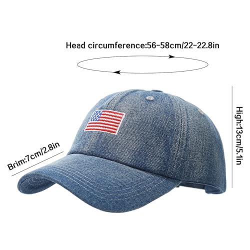Image of XYIYI Vintage Washed Distressed Baseball Cap Adjustable Cotton Dad Hat for Women Men