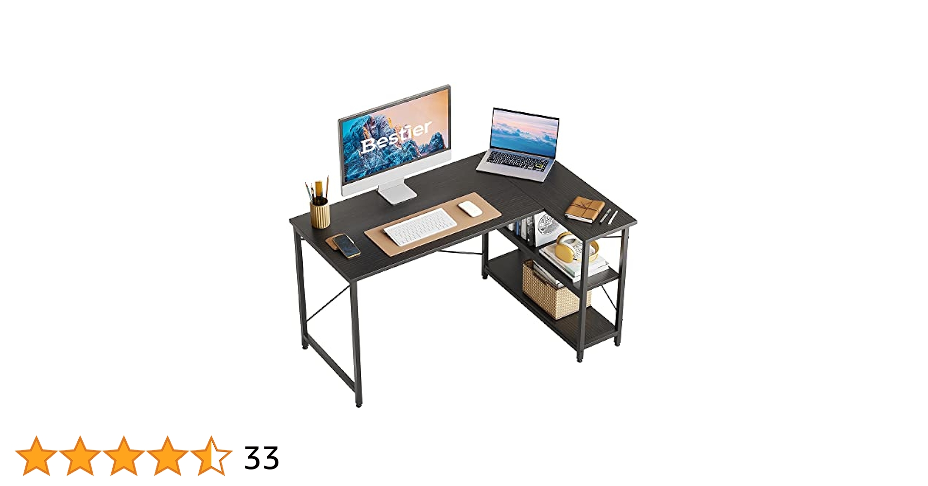 Amazon | DOMY HOME ゲーミングデスク l字デスク 幅120cm
