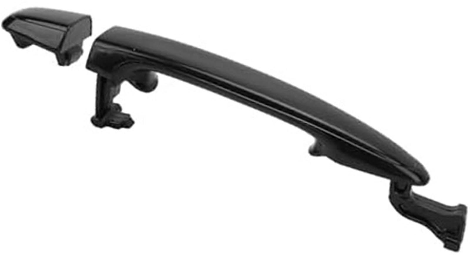 Szwaldaper Black Outer Door Handle Caps Sliding Door Handle 69213 08020 Sturdy Exterior Rear, For Sienna Xl20 2004 2010(Black)