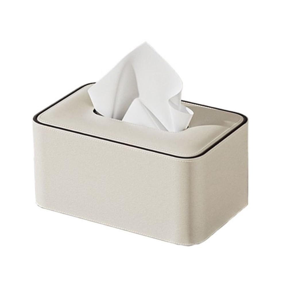 Taschentuchhalter Couchtisch-Taschentuchbox for Wohnzimmer(White)