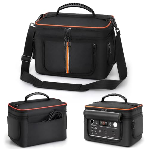 Bolsa para Jackery Explorer 500 V2 estuche de almacenamiento compacto e impermeable con correa 3