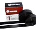 STRONGHOLD 1 Inch x 5 Yard Set - Adhesive Hook and Loop Fastener - Sticky Back Mounting Tape