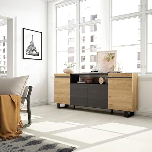 Aparadores para salón modernos para renovar el comedor con estilo industrial 3