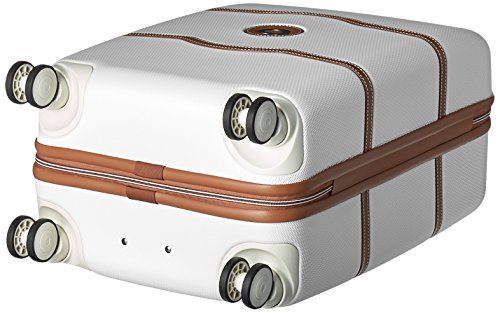 Delsey Paris Chatelet Hardside Luggage With Spinner Wheels, Champagne White, Carry-On 21 Inch, With Brake #TOP5