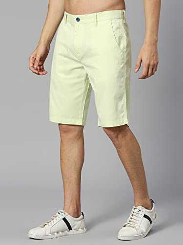 Image of Thomas Scott Men's | 100% Cotton | Solid | Above Knee | Button Closure | Chino | Casual Shorts for Men