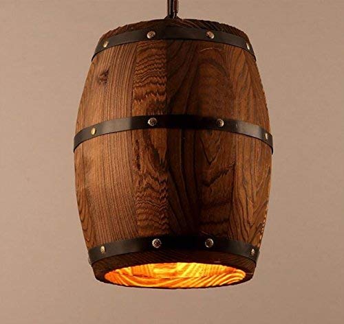 Suspension industrielle bois GZZ Deng pour restaurant et chambre