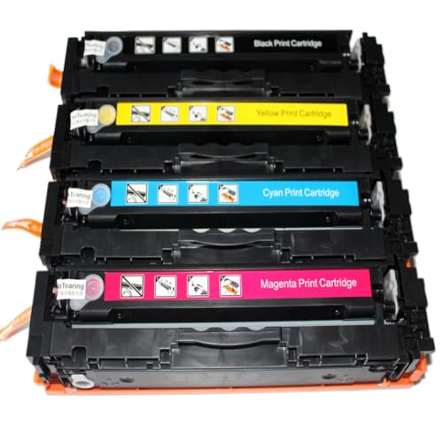 Cartouches de toner de rechange 206A 206X pour imprimantes de bureau couleur M283fdw et M255dw