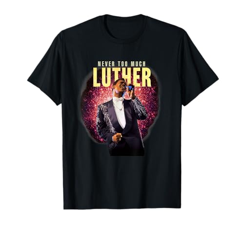 Official Luther Vandross Never Too Much Hall of Fame T-Shirt