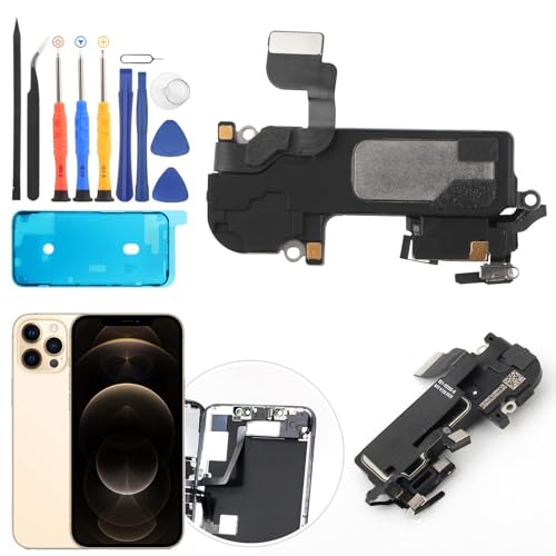 RongZy Altavoz/Ear Speaker para iPhone 12 Pro MAX Auricular Compatible con iPhone 12 Pro MAX A2411 Herramientas
