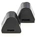 Red Hound Auto 2 Rubber Tailgate Bumpers Compatible with Silverado Sierra Right or Left Side Latch Cushion Stop