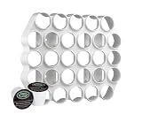 Storage Theory Peel and Stick Plastic Cafe Wall Caddy - Kcups Holder Wall Mount with 28 Capacity Sin