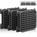 Vepazony 3 Stück Fresh Air Filter für Liebherr, Prämie Kühlschrank Aktivkohlefilter Passend für 9096989, 988246000, 988246001, 9882429, 9882460, Ersetzt 7440021-00