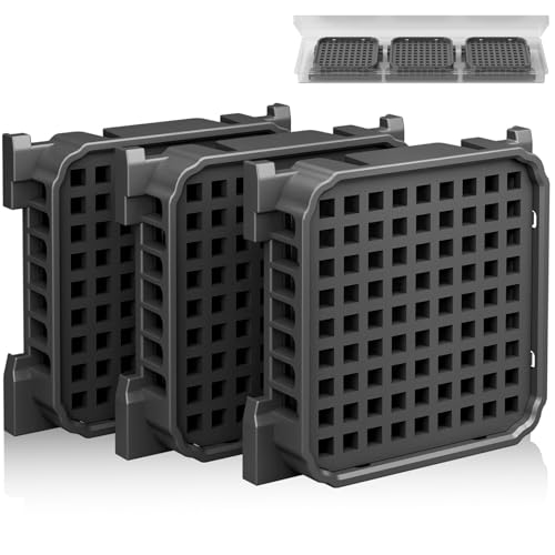 Vepazony 3PCS Fresh Air Filter for Liebherr, Premium Refrigerator Activated Carbon Filter Compatible with Liebherr 9096989, 988246000, 988246001, 9882429, 9882460, Replaced 7440021-00