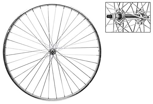 Wheel Master Front Bicycle Wheel 26 x 1 3/8 36H, Steel, Bolt On, Silver