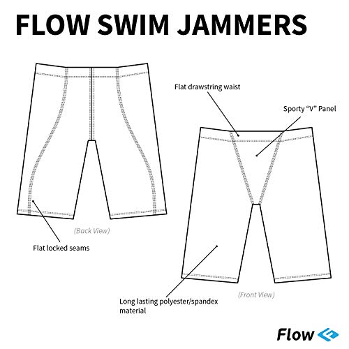 Flow Accelerate Swim Jammers Size 21 to 32 Swimming Jammer Shorts for