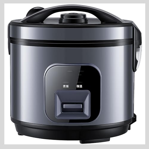 Tasty Mini Rice Cooker Portable Rice Maker With One Touch & Keep Warm Function, Great for White,Soups,Stews (2L)