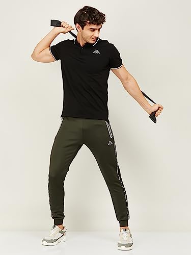 Image of Kappa Men Cotton Regular Fit Solid T Shirt