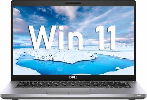 Dell Latitude 5411 Laptop i7 Computer, 14' FHD(1920x1080), Intel Core i7-10850H, 8GB RAM, 256GB SSD, US QWERTY Keyboard, Windows 11 Pro (Renewed)