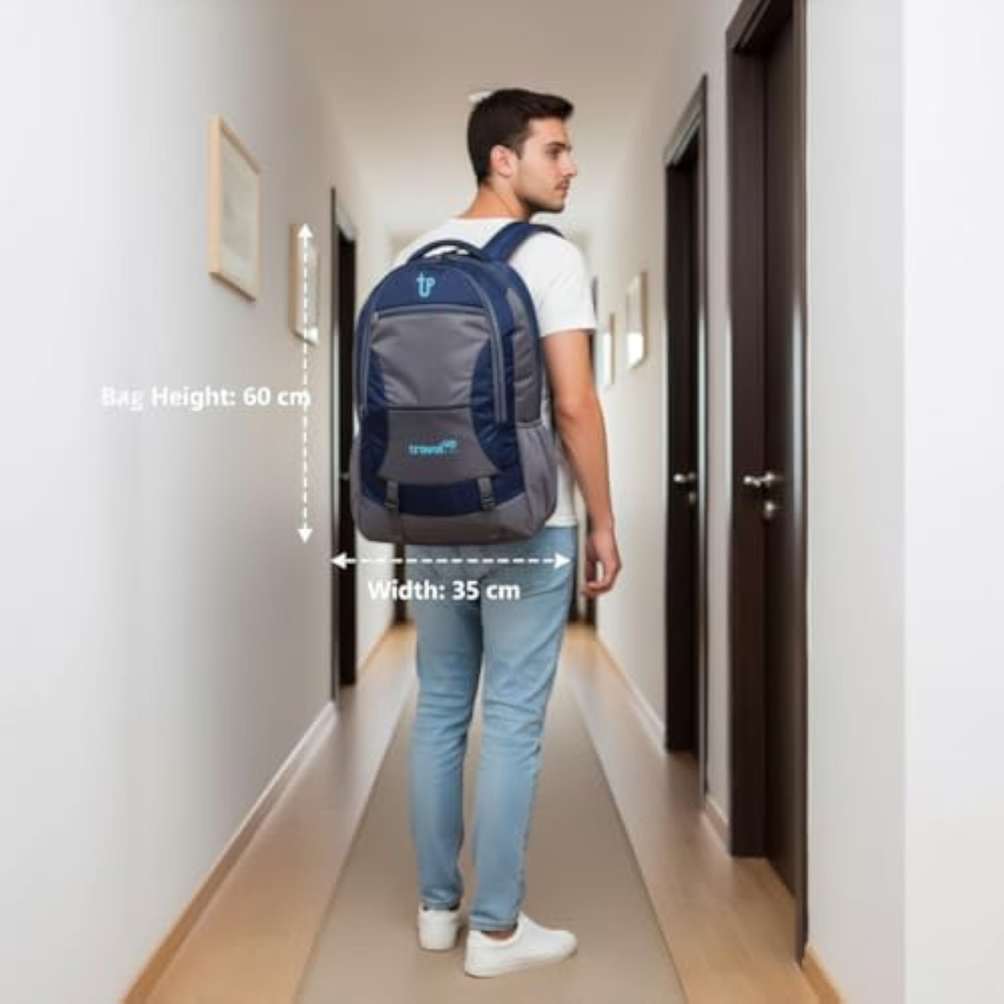 5 Compartment Rucksack Bag 60 Litres Travel Bag